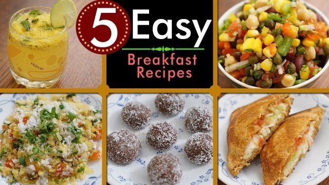 '5 Easy Breakfast Recipes By Marathi Actor Abhijit Amkar | Quick & Healthy Recipes'