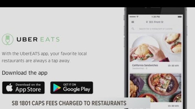 'Oregon bill caps third-party food delivery fees'