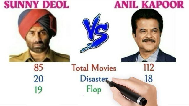 'Sunny Deol vs Anil Kapoor Comparison 2018,hit and flop,lifestyle & more'