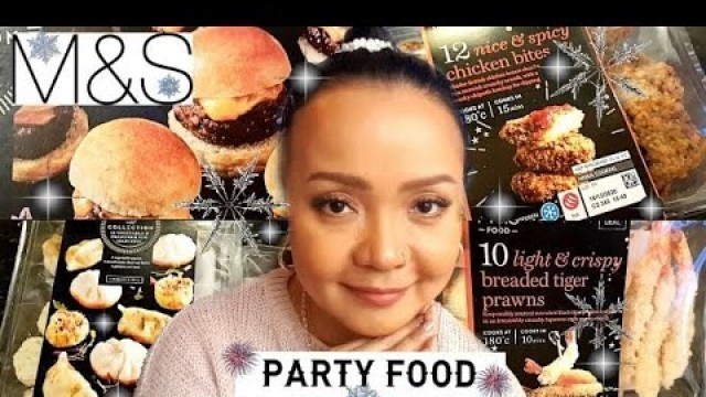 'M&S CHRISTMAS PARTY FOOD | TASTE TEST | MARKS & SPENCER | PARTY FOOD | CHRISTMAS 2020 | Cat Plumley'