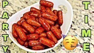 'Quick & Easy BBQ Lil’ Smokies| PARTY FOOD'