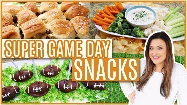 'GAME DAY APPETIZERS | SUPER EASY PARTY FOOD | Cook Clean And Repeat'