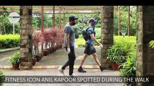 'FITNESS ICON ANIL KAPOOR SPOTTED DURING THE WALK'