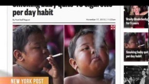 'Chain-Smoking Toddler, Kicked The Habit, But Addicted To Junk Food'