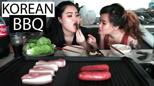 'KOREAN BBQ | MUKBANG | EATING SHOW'