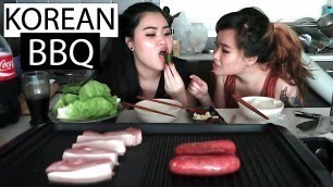 'KOREAN BBQ | MUKBANG | EATING SHOW'