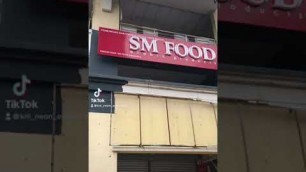 'SM FOOD Arabic Products Signboard'