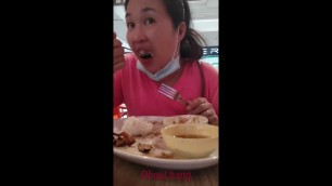 'TRY LANG MAG MUKBANG SA SM FOOD COURT  BY LHANG'