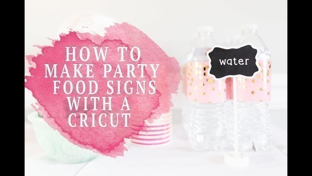 'HOW TO MAKE PERFECT LETTERS FOR PARTY FOOD SIGNS'