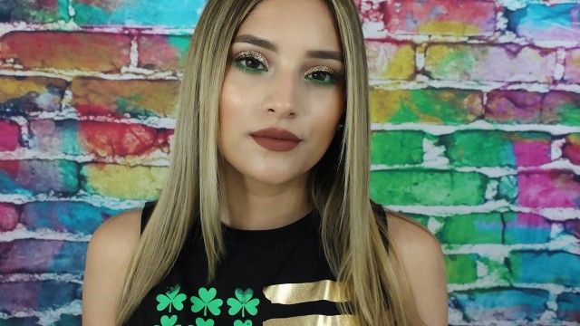 'EASY St Patrick\'s Day Makeup Tutorial l Kylie Jenner \"Ginger\" l Pop of Green'