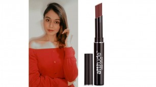 'Different ways to use \"ATTITUDE CRÈME Brown Lipstick\