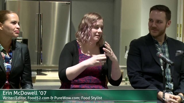 'Careers in Food Media & Communications Panel at the CIA'