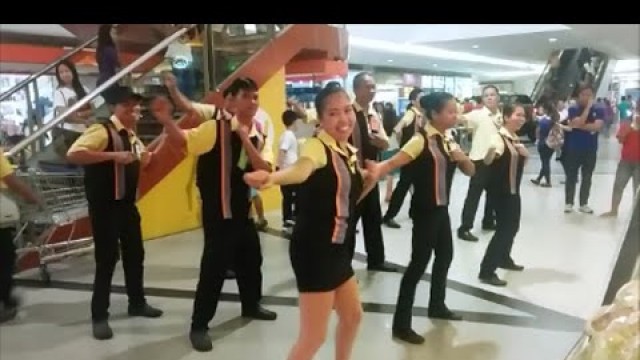 'More fun in the Philippines ~ SM City food court workers dance for you~ Iloilo City, Philippines'