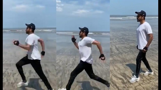 'Anil Kapoor Doing Work out on beach||Even youngster can\'t Run In This Speed#Fitness||Age secrets'