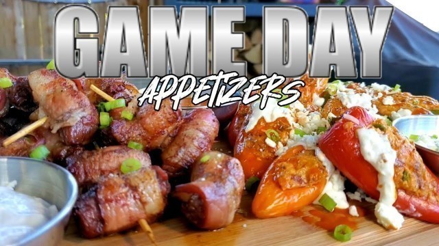 'Hot Chicken Poppers | Bacon Wrapped Steak Bites | Party Food Ideas'