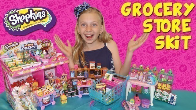 'Mini Food Surprise!! Shopping at the Shopkins Food Mall!'