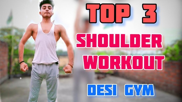 'Get A Bigger Shoulder ‼️ Shoulder Workout ‼️ Desi Gym ‼️ Aman Desi Fitness'