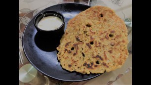 'उपवास थालीपीठ | upvas thalipeeth recipe | navratri fast recipes in marathi | vrat | RiddhisRecipe'