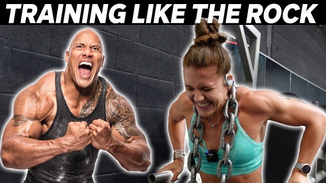 'TRAINING LIKE THE ROCK (43 SETS / 525 REPS..) “Inside Iron Paradise” Workout'