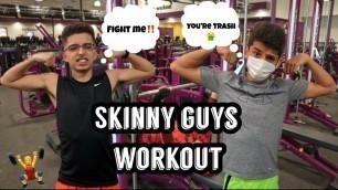 'SKINNY GUYS WORKOUT (Planet Fitness)'