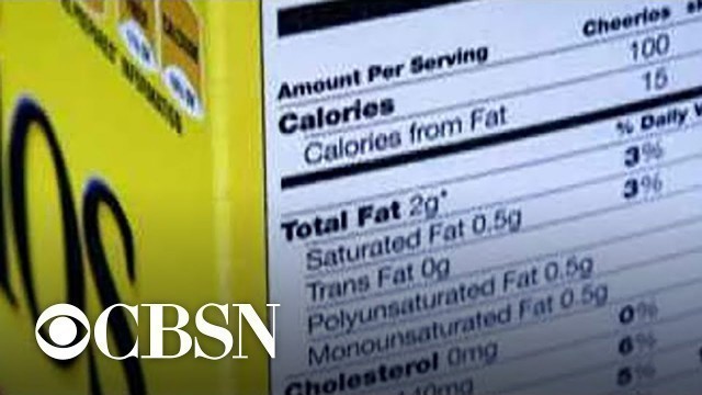 'FDA changes food labels to include calories for entire package'