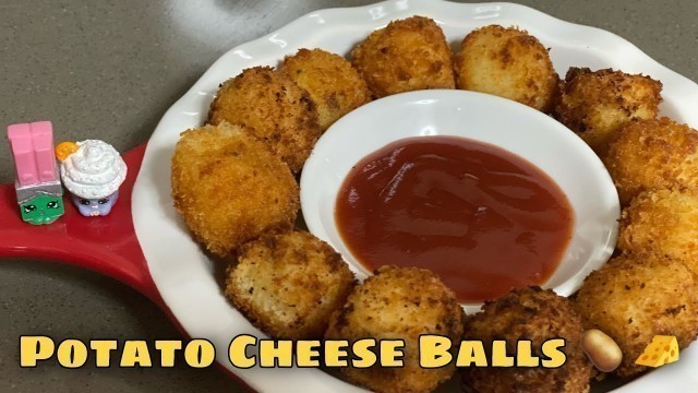 'Easy 3 ingredient Potato Cheese Balls Recipe | Party Food Idea'