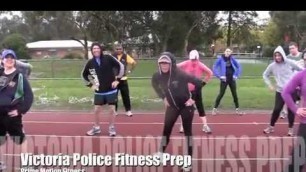 'Police Fitness Training, Rain, Hail or Shine!'