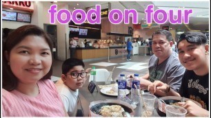 'Lunch at SM Aura  Premier + Pepper Lunch + Sbarro + Cinnabon || Buying reward for Steve & Mj'