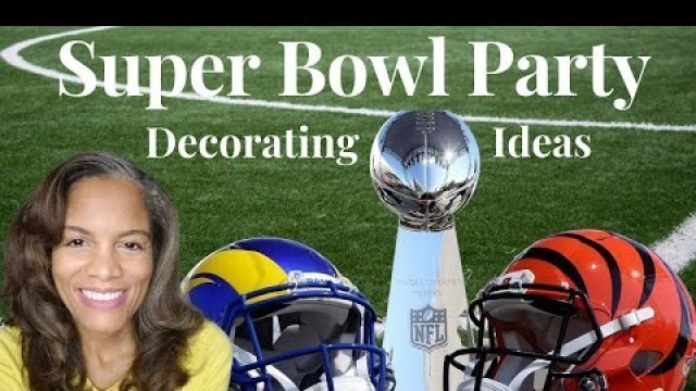 'Super Bowl Party Food Table | Super Bowl Party Decorating Ideas'