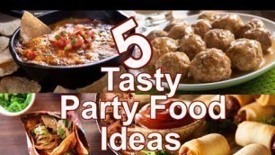 'TASTY PARTY FOOD RECIPE IDEAS! COOK WITH ME!'