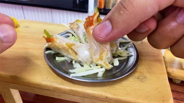 'Making Miniature Chicken Shawarma - Real Mini Food'