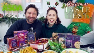 'ASDA CHRISTMAS SNACKS & PARTY FOOD TASTE TEST 2021 | Trying The NEW IN Asda Festive Food'