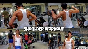 'Though Day in gym  | Shoulder workout'