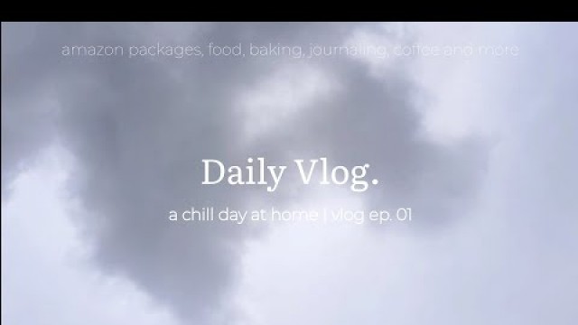 'Daily Vlog ep.01 | amazon packages, food, stationery, journaling, coffee, and more | tales of haya'