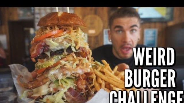 'HUGE CHICAGO BURGER CHALLENGE | With Cold Food? | Rockstar Burger Challenge | Man Vs Food'