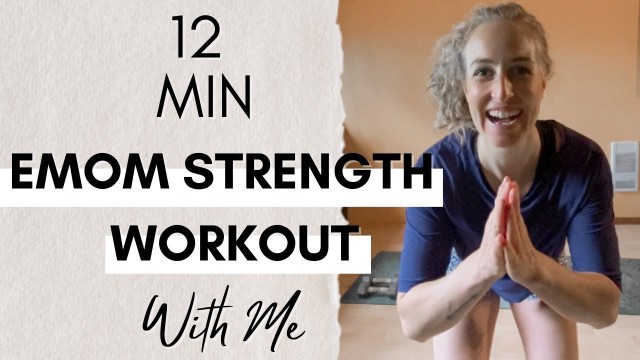 '12 Minute \"EMOM\" Strength Home Workout | Full Body Workout At Home | Lucy Dunne'