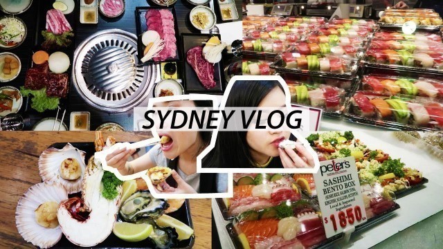 'SUSHI MARKET & KOREAN BBQ | SYDNEY VLOG 1'