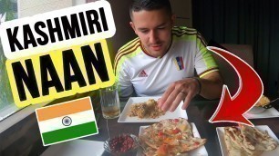 'Foreigners eating KASHMIRI NAAN for the first time in SILIGURI'