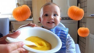 'BABY EATS LUNCH | Pumpkin Soup | 10 Months Old | Pinay Mom in Germany'