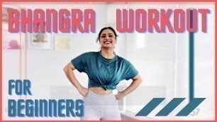 'Bhangra Workout At Home | Dance Workout for Beginners | DJ Frenzy, DJ JUGGY, Rashi Sood #BhangraFit'