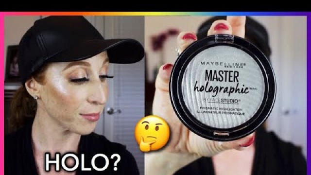 'Holographic Highlighter by Maybelline | IS IT REALLY HOLOGRAPHIC???'