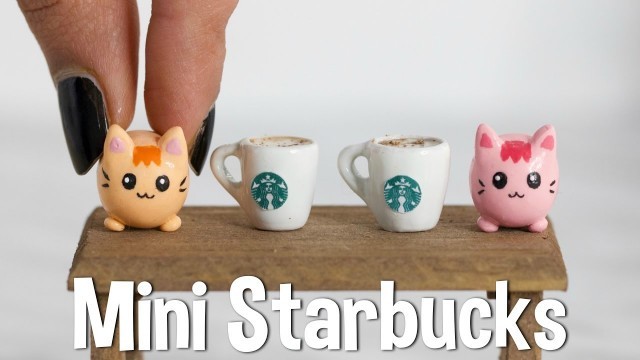 'DIY MINI STARBUCKS - World\'s Smallest Starbucks!'