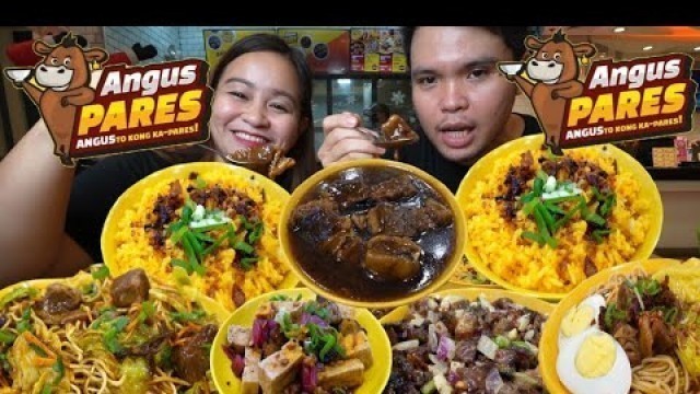 'ANGUS PARES RICE MUKBANG SA SM CITY MANILA FOOD COURT | OUTDOOR MUKBANG | Angus Pares'