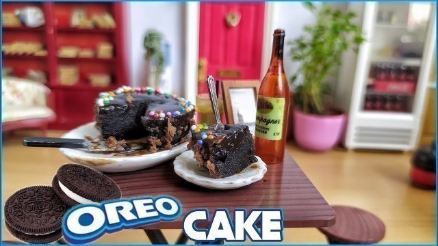 'Oreo Chocolate Cake | Miniature Real Chocolate Cake | Mini Oreo Cake | Tiny Real Food | #cake'