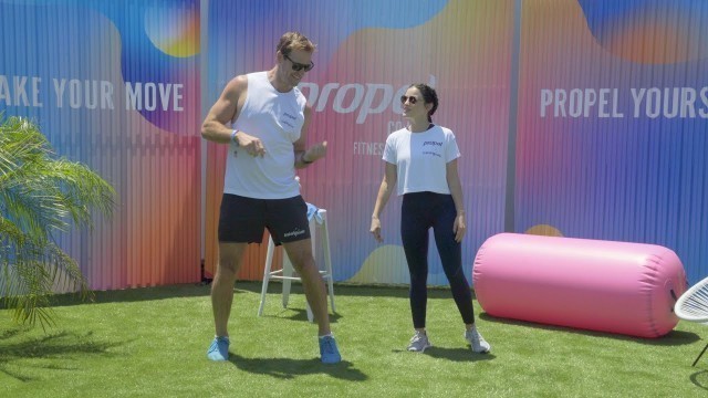 'Working Out at Propel Co:Labs with Lucy Hale'