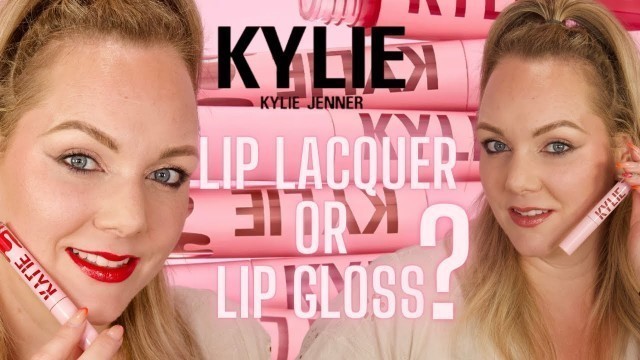 'New Kylie Cosmetics shine lip lacquer review'