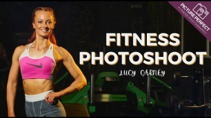 'LUCY CARNEY Fitness PHOTOSHOOT Behind The Scenes'