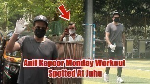 'Anil Kapoor Monday Hard Workout | Young Anil Kapoor Spotted At Juhu'