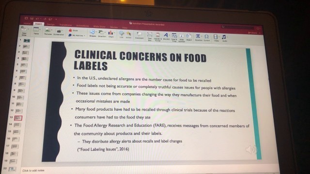 'Health Claims on Food Labels and Labeling Regulations'