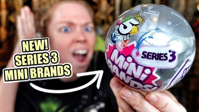 '*NEW SERIES 3!* Unboxing MINI BRANDS (Never Seen Before RARE) TINY REAL GROCERIES!'